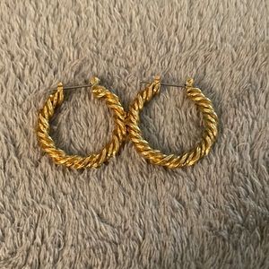 Gold Hoop Earrings